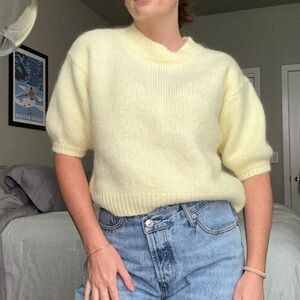 Zara short sleeve sweater